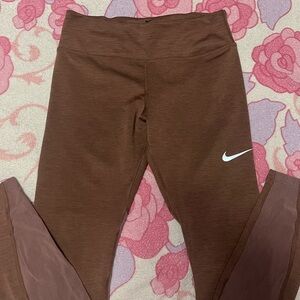 Nike Burgundy Brown Leggings